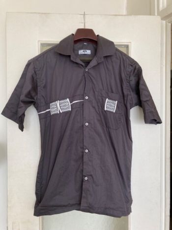 Chemise manches courtes motifs africains taille 44