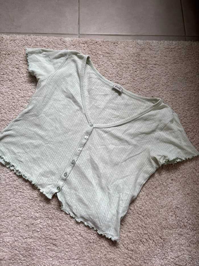 T-shirt vert pale pimkie taille XS