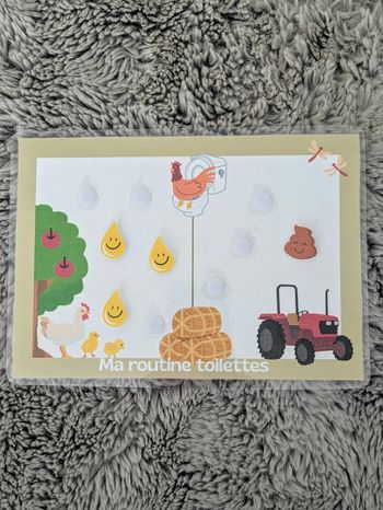 Routine apprentissage propreté A5 tracteur