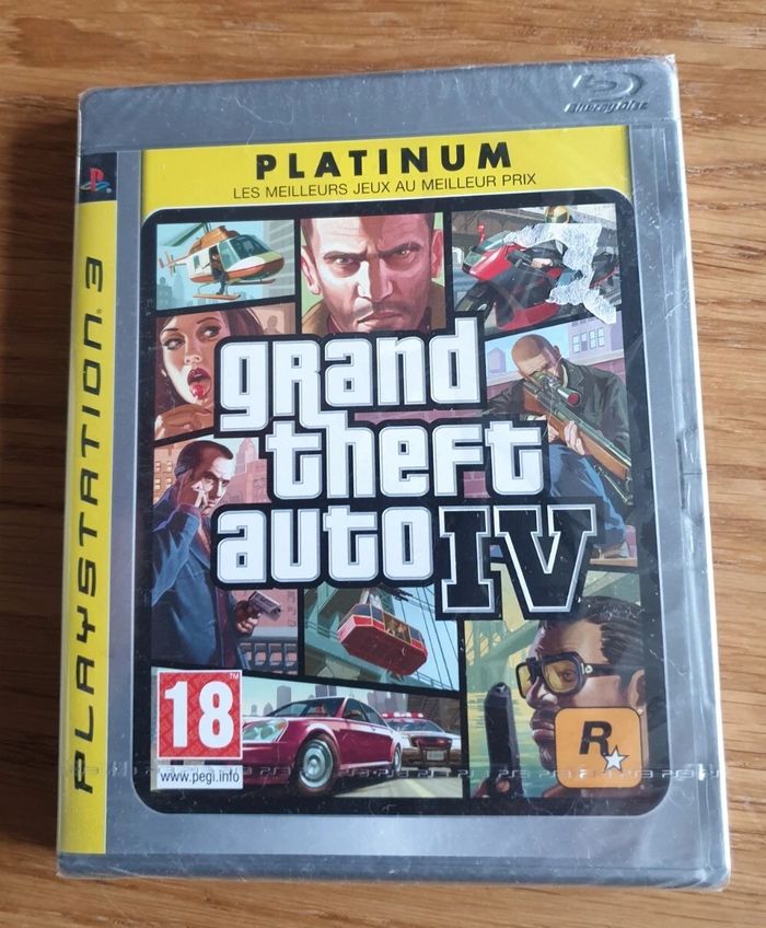 Grand Theft Auto 4 Gta IV - Fr - Neuf Sous Blister (Sony Playstation 3 / PS3)