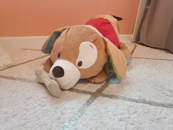 Grande peluche d'activité chien Oxybu
