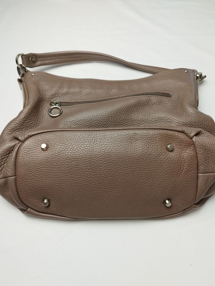 Sac en cuir Lancaster couleur taupe - photo numéro 6