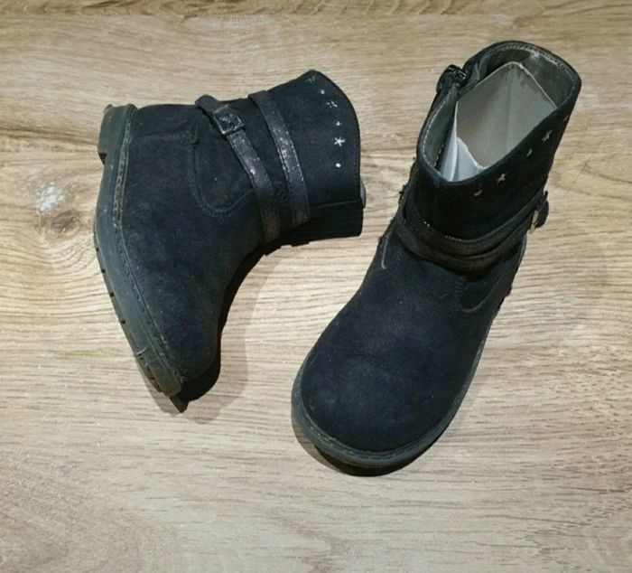 🩷 Bottines noir nini & girls pointure 23 #emyfleury_pointure23fille - photo numéro 3