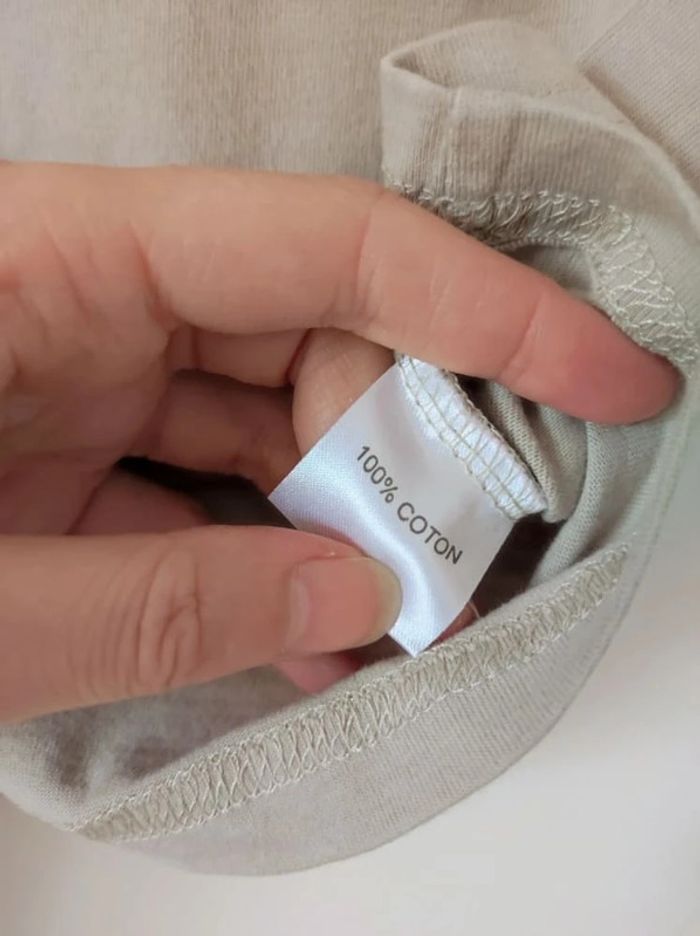 Tee-shirt beige - photo numéro 4