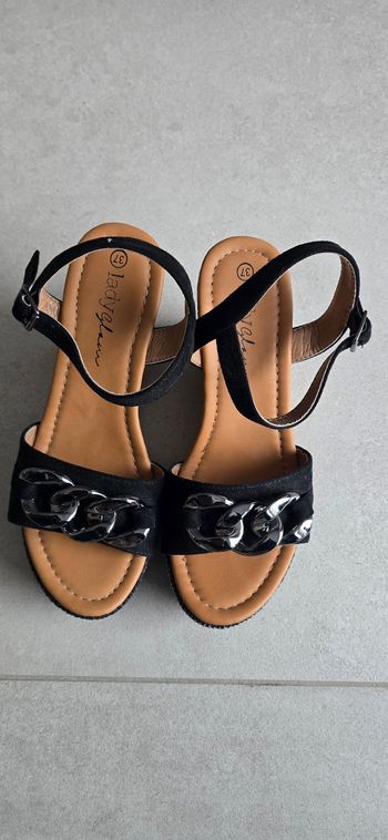 Sandales femme noires Lady Star – pointure 37