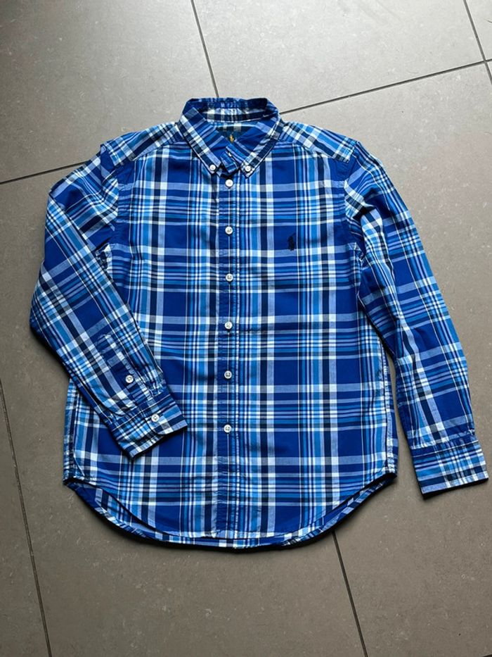 Chemise à carreaux Ralph Lauren garçon 12 ans