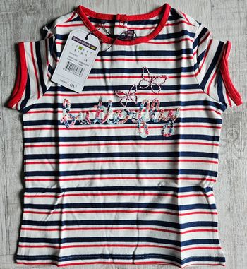 T shirt papillon sergent major neuf 4 ans