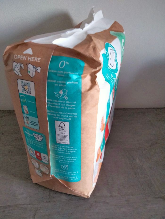 Paquet de Pampers pants harmonie taille 4 - photo numéro 3