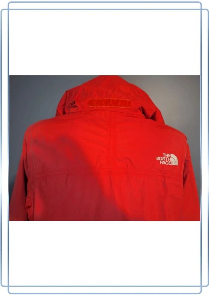 Veste à capuche zippée the north face femme hyvent rouge - taille L - photo numéro 8