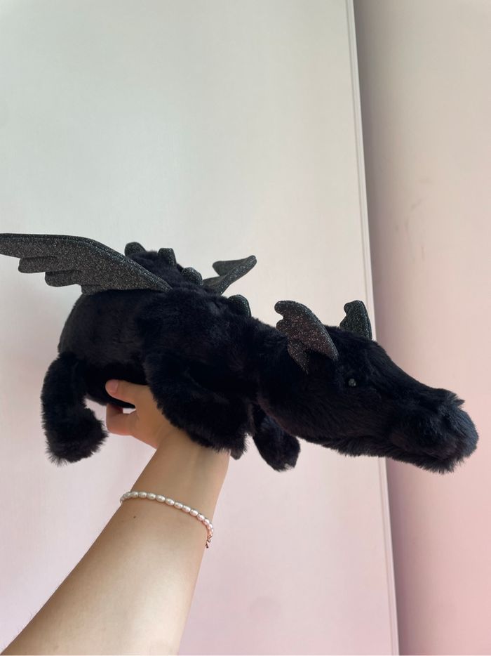 Peluche JELLYCAT LARGE ONYX DRAGON 🖤 - photo numéro 8