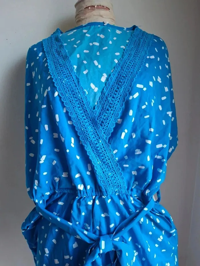 Combi-short bleu et blanc, Cerise Blue, neuf, taille M - photo numéro 2