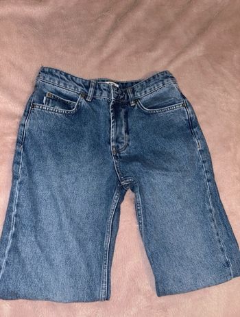 Jeans mom taille haute