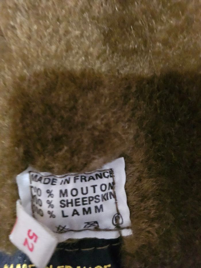 Manteau homme en mouton retourner taille 46.48  marque O'NED - photo numéro 6