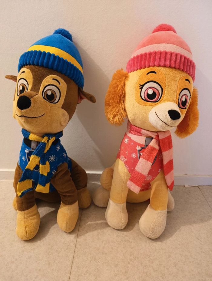 Grandes peluches pat patrouille