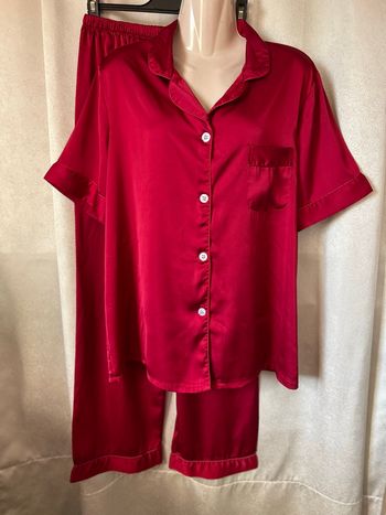 Pyjama rouge bordeaux XL H Nathalie