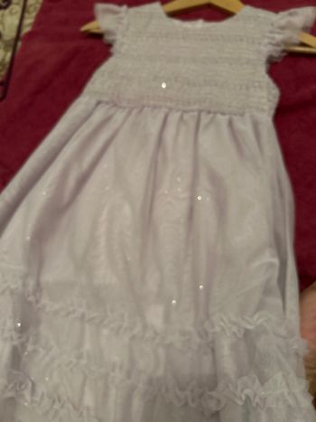 Robe violine en tulle 