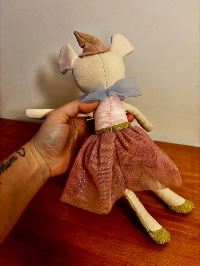 Souris Danseuse Sergent Major – tutu rose – 30 cm – état neuf - photo numéro 3