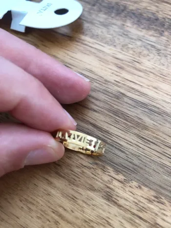 Bague La Vie est Belle doré