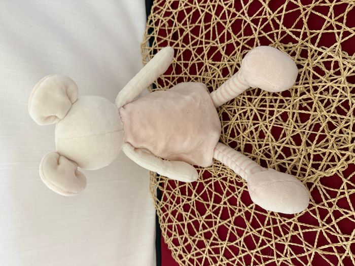 doudou souris robe jambes lignées - photo numéro 4