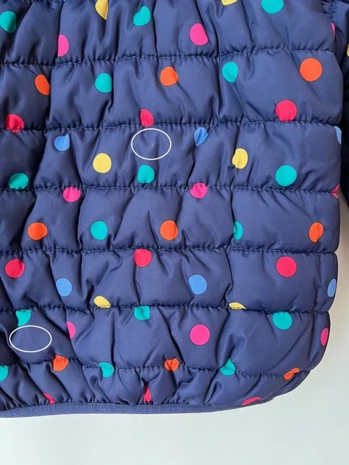 Doudoune à capuche (pois multicolores) - Little Marcel 6 ans - photo numéro 6