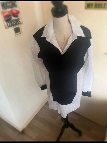Très belle chemise tunique blouse taille unique made in italy