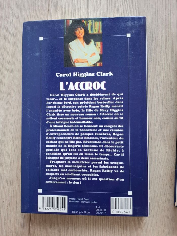 Lot de 3 thrillers de Carol Higgins Clark en bon état - photo numéro 2