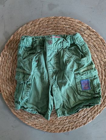 Short jean vert garçon DPAM 12 mois