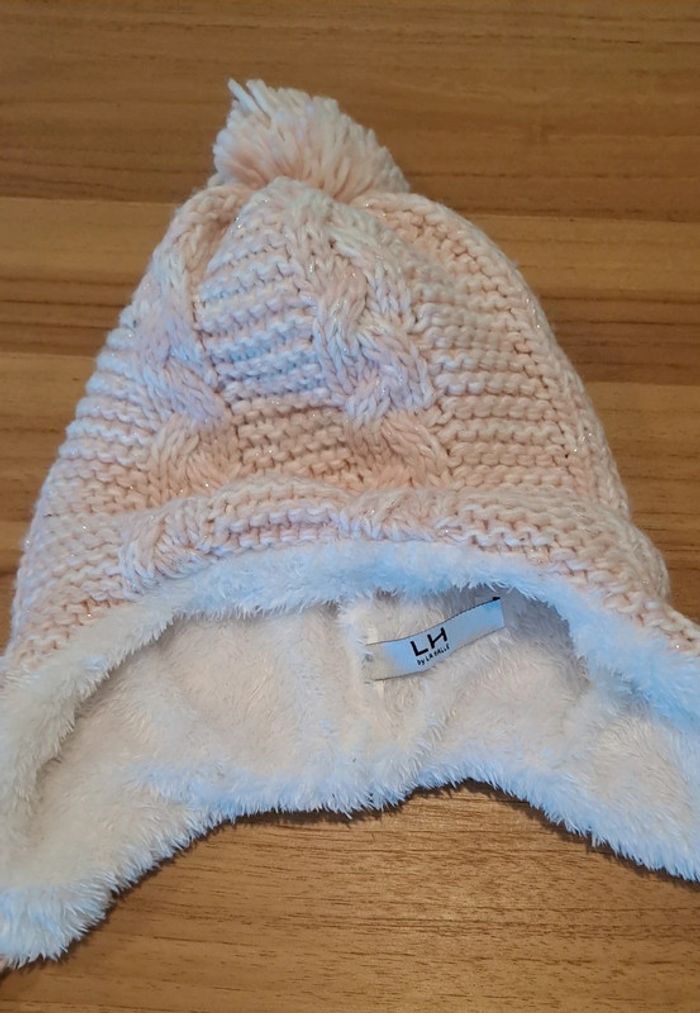Bonnet péruvien doublé polaire - photo numéro 2