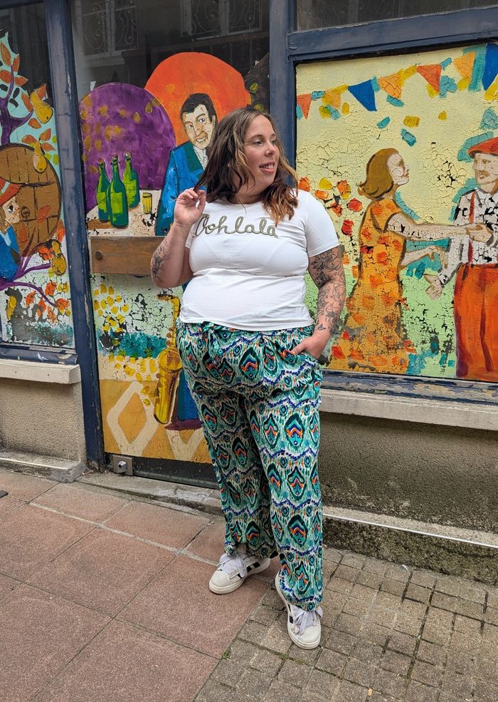 Pantalon fluide Agadir multicolore jambes larges
Taille 3XL - photo numéro 3