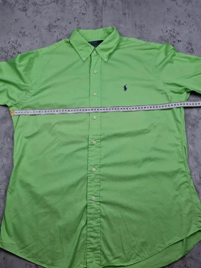 Chemise manches longues Ralph Lauren verte, L Hommes - photo numéro 11