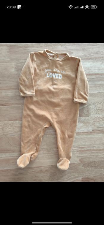 Pyjama chaud Kiabi 6 mois 