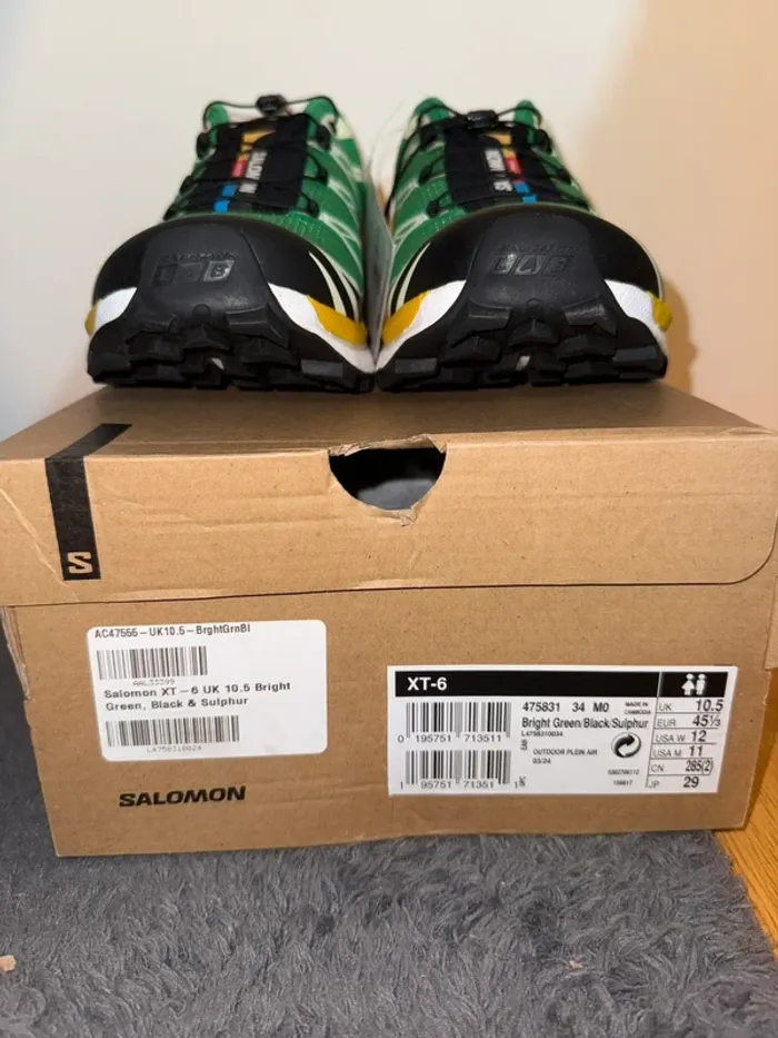 Salomon XT-6 Verte Bright Green - photo numéro 5
