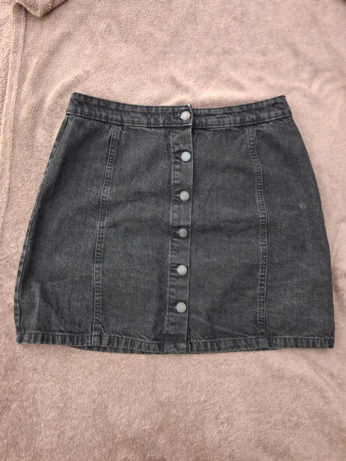 Jupe courte en jean