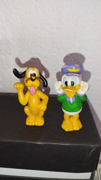 Lot Figurine vintage Disney Thailand Pluto Donald figure Paperino Mickey