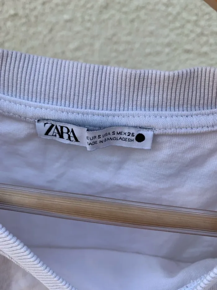 Haut basique Zara blanc - photo numéro 4