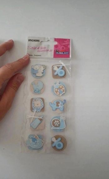 Stickers naissance neufs