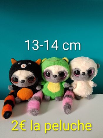 3 petites peluches