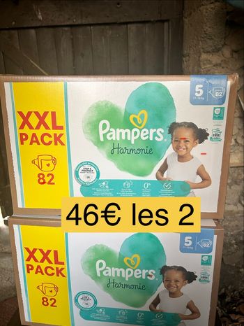 Couches Pampers harmonie taille 5