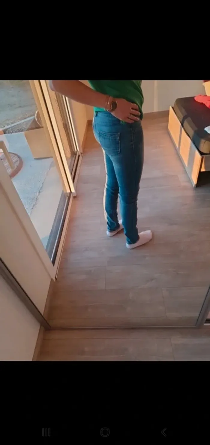 Jean Denim taille haute - photo numéro 7