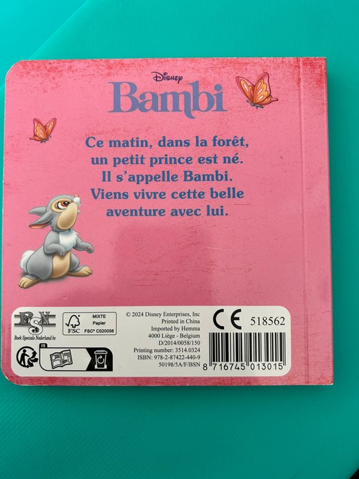 Livre Bambi - photo numéro 2