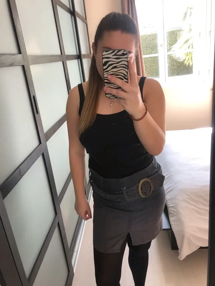 jupe avec ceinture mim taille 38