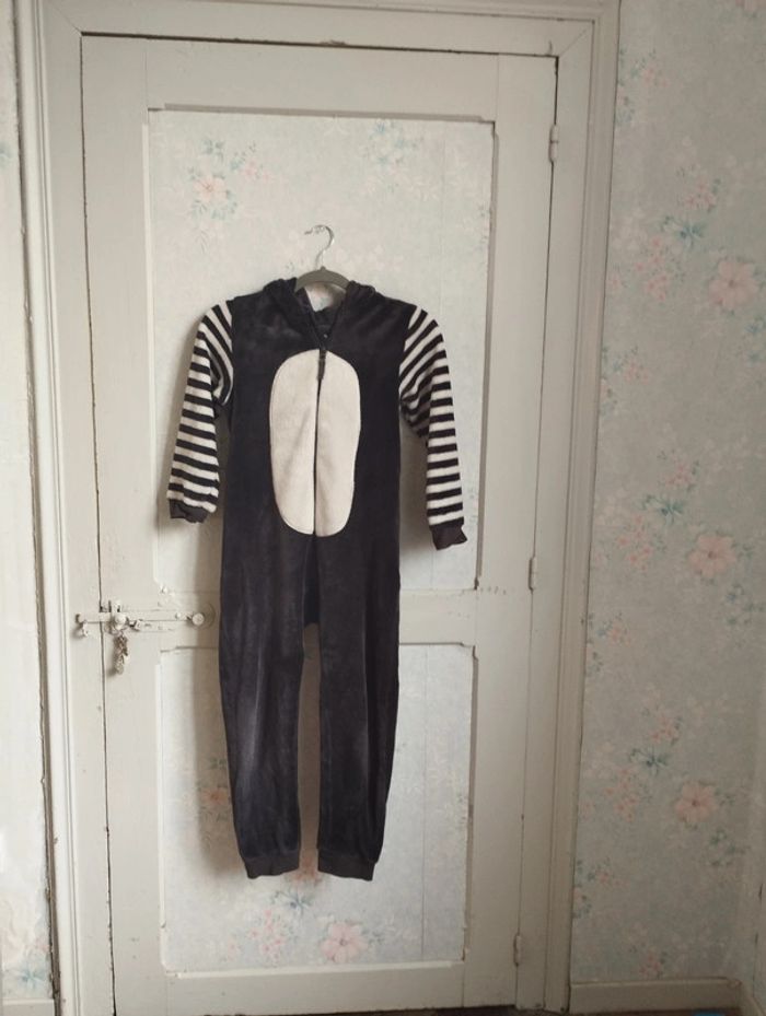 Combinaison sur pyjama pilou raton laveur
