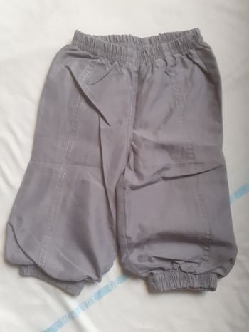 Pantalon gris bouffant