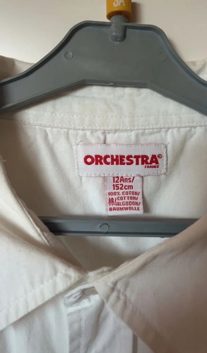 Chemise blanche orchestra - photo numéro 2