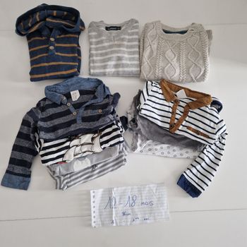 Lot vêtements garçon 12 - 18 mois