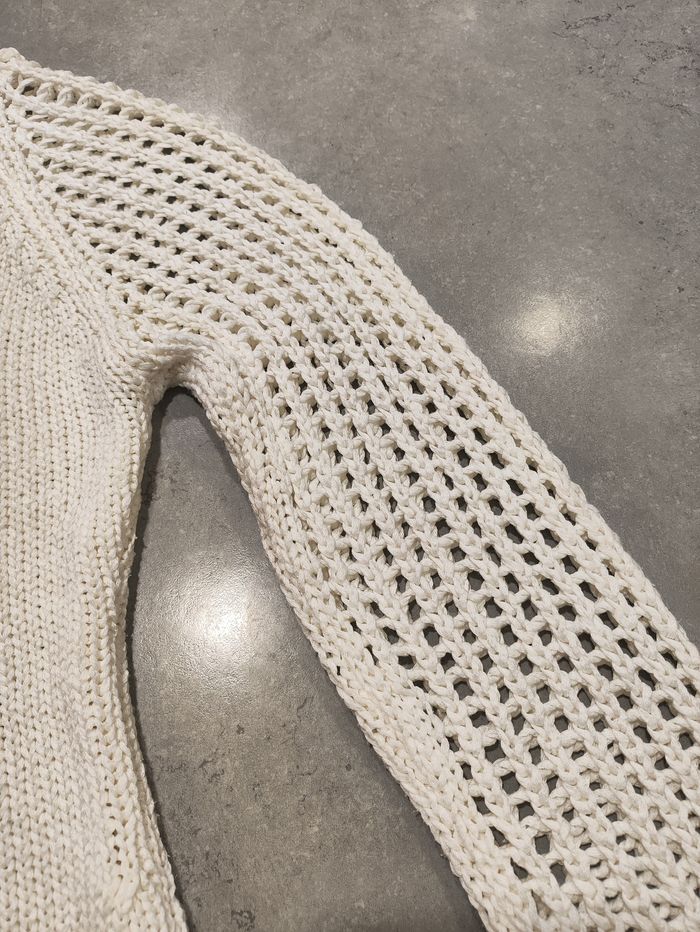 Haut blanc Pause Café manches longues – Taille 38/40 - photo numéro 5