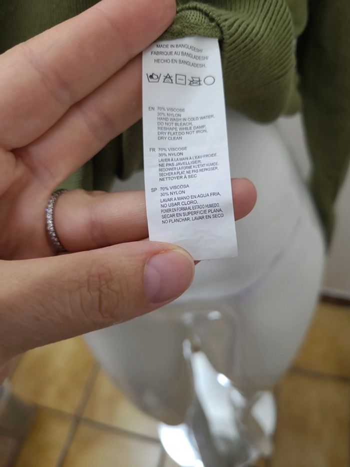 Pull kaki taille XL, Hedge - photo numéro 8