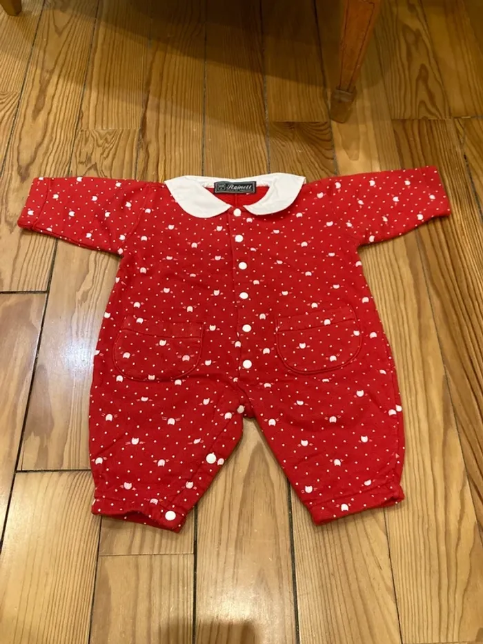 Pyjama fille 6 mois rouge