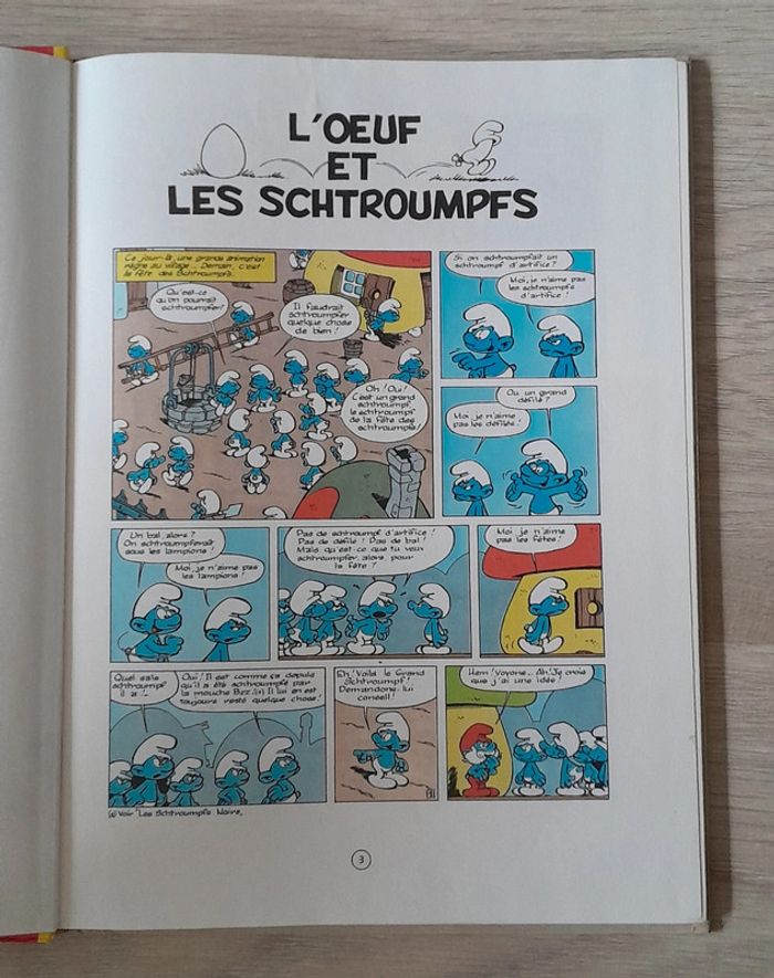 BD 3 histoires de schtroumpfs par Peyo édition 1978 - photo numéro 4