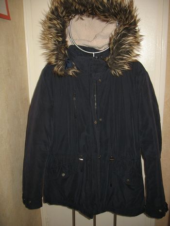 DOUDOUNE A CAPUCHE MARINE "ONLY" - TAILLE XL - n°01